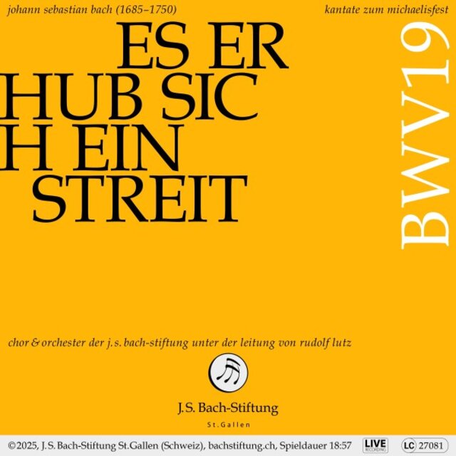 Bachkantate, BWV 19: Es erhub sich ein Streit