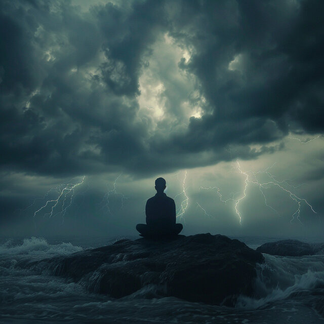 Serenidad Del Trueno: Ecos Meditativos