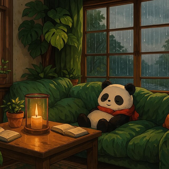 Rainy Den Lo-Fi — Panda Naps & Study Maps,Vol 2
