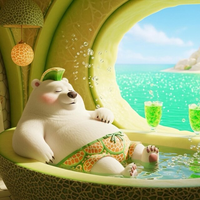 Melon Soda Bath