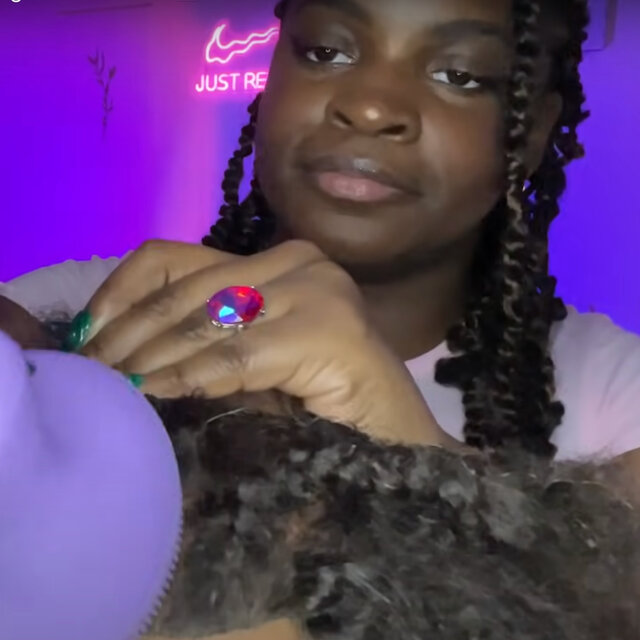 ASMR Relaxing Scalp Check & Hair Braiding on Thick Hair