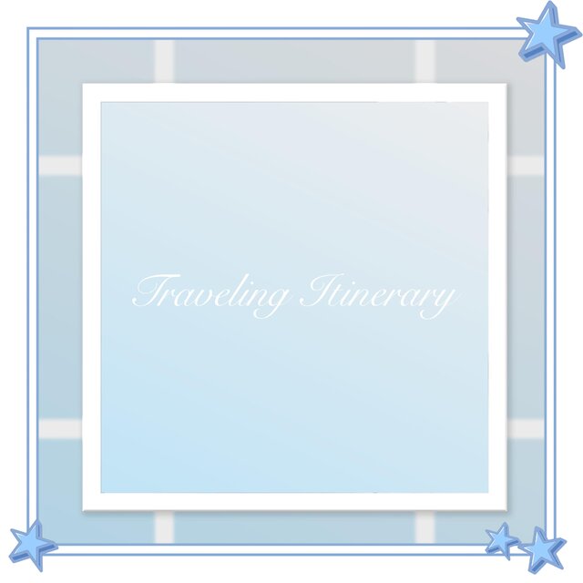 Traveling Itinerary
