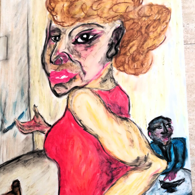 Schatten in blutrot
