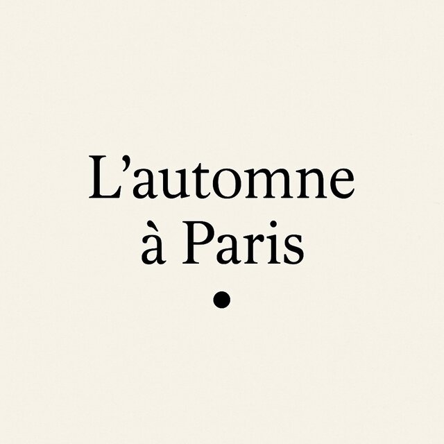 L'automne à Paris