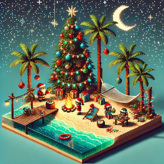 Lo-fi Tropical and Latin Christmas Vibes