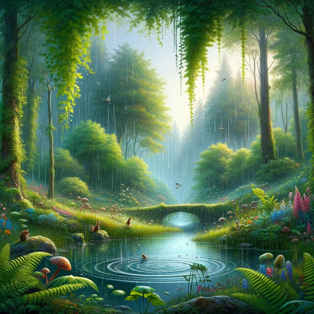 Raindrop Rhapsody: Nature’s Tune