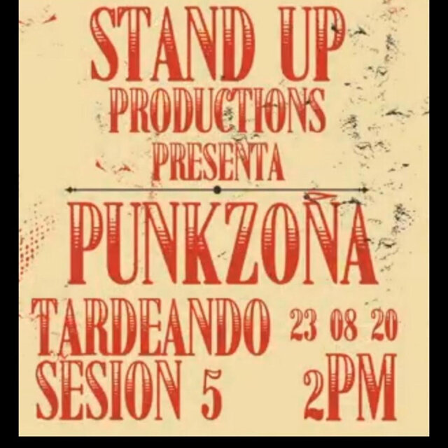 Punkzoña Tardeando Stand up Productions sesión 5 (concierto acústico en pandemia)