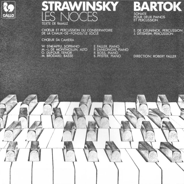 Stravinsky: Les Noces - Bartók: Sonata for two Pianos and Percussion, Sz. 110