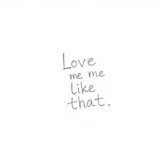 Love Me Like That