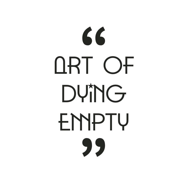 ART OF DYING EMPTY