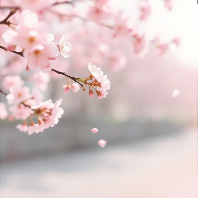別れの桜