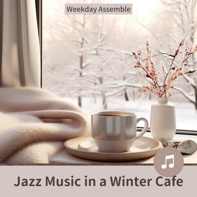 Jazz Music in a Winter Cafe