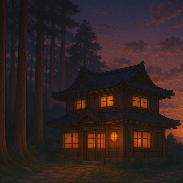 寂静山中书斋 (Quiet Study in the Mountains)
