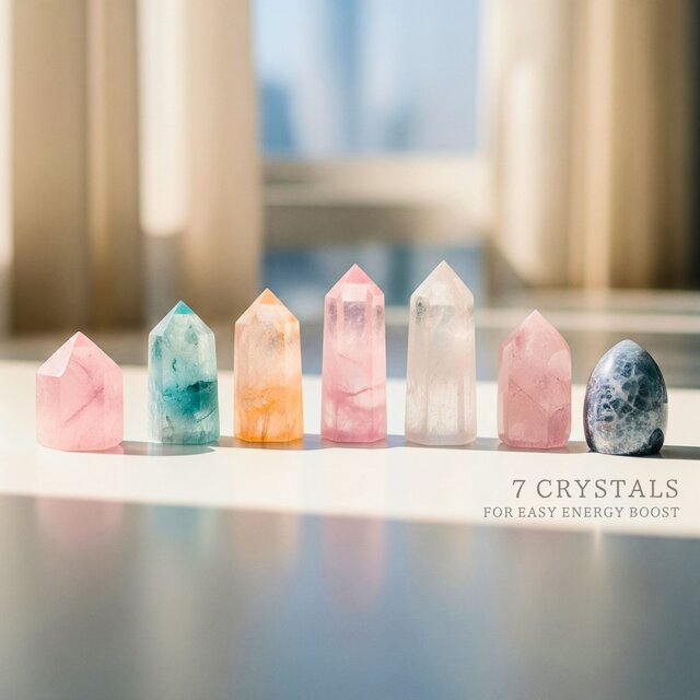 7 Crystals for Easy Energy Boost