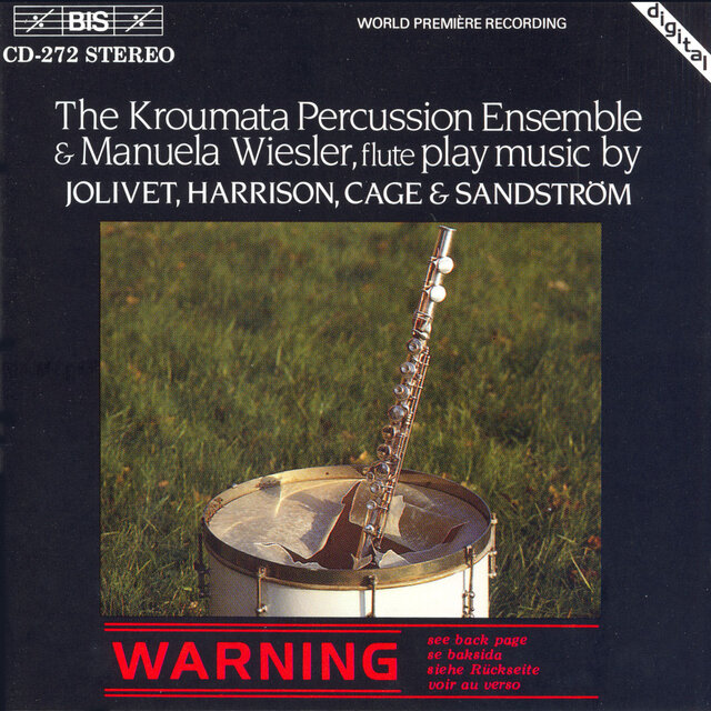 Jolivet: Suite En Concert Pour Flute Et Percussion / Harrison: First Flute Concerto / Cage: Amores