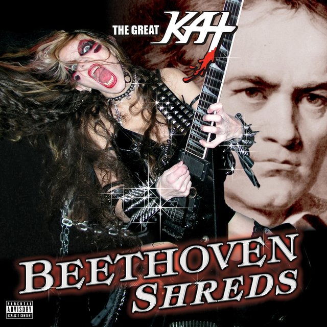 Cover art for album Beethoven Shreds by The Great Kat