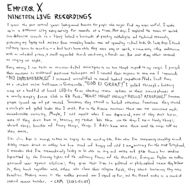 Nineteen Live Recordings
