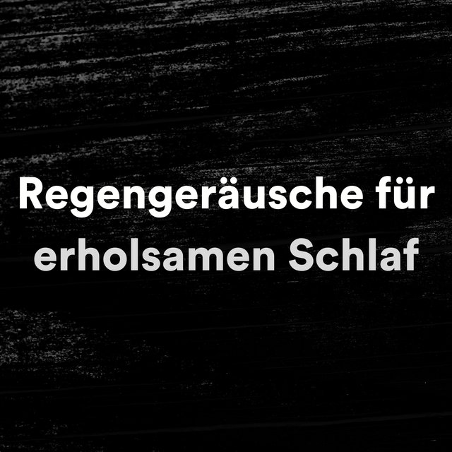 Regengeräusche für erholsamen Schlaf