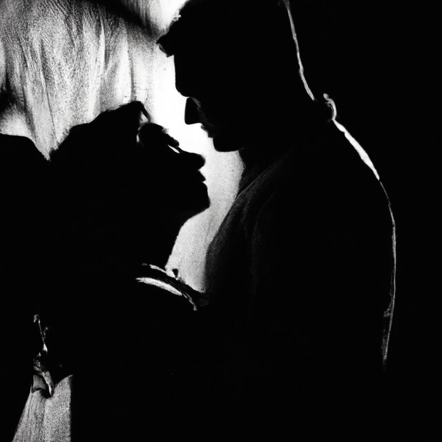 In the shadows
