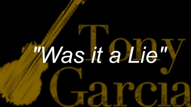 Was it a Lie (Lyric  Video)