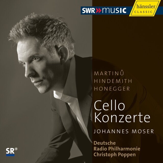 Martinů, Hindemith, Honegger: Cello Concertos