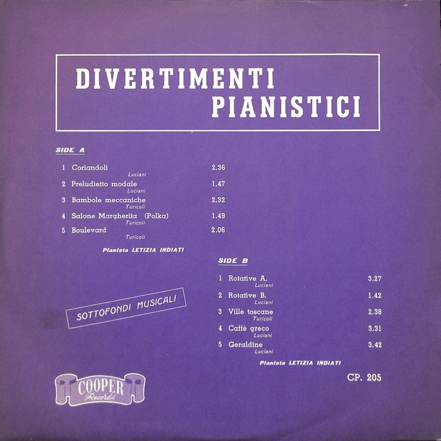 Divertimenti pianistici