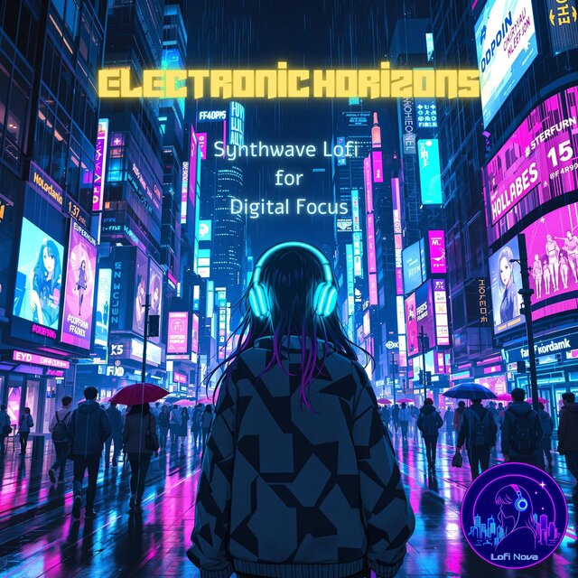 Electronic Horizons: Synthwave Lofi for Digital Focus