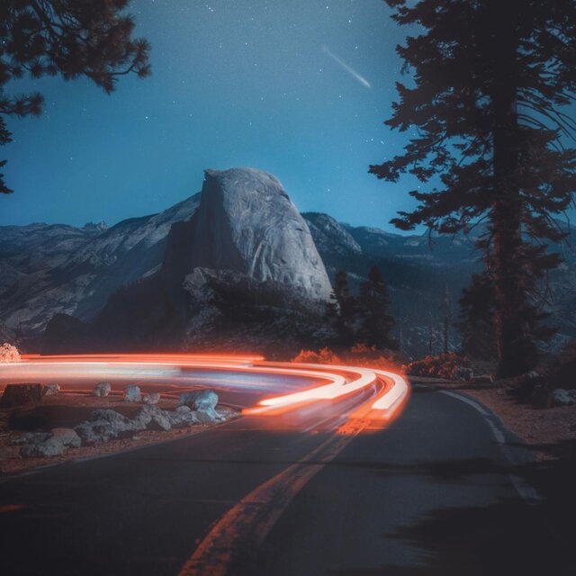 Thunderstorms Raging Through Yosemite National Park