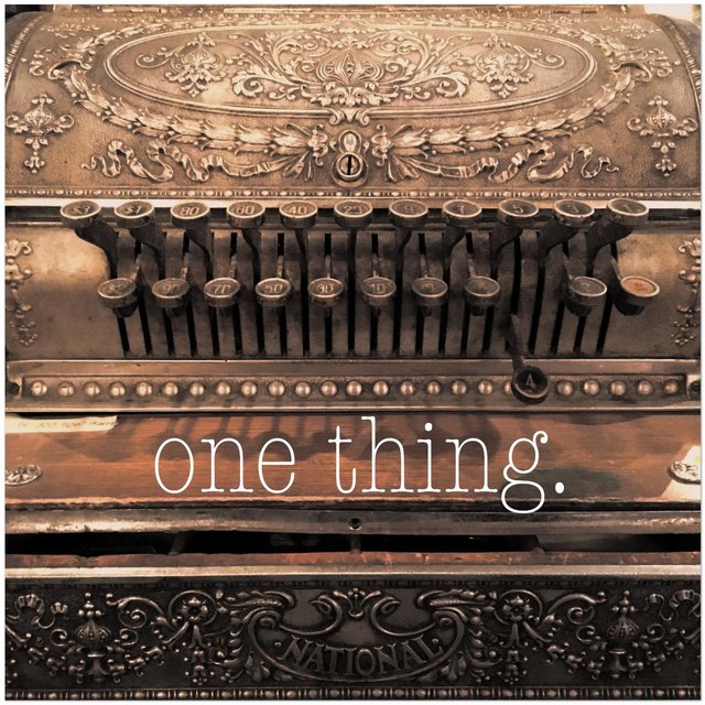 One Thing