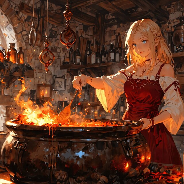 Potions by the Firelight