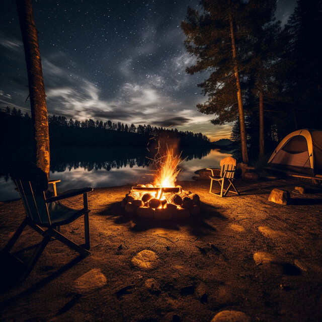 Gentle Fireside Rhapsody: Serenity by the Cozy Ballad Hearth