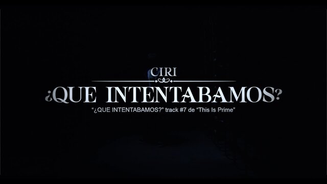 ¿Que Intentabamos?