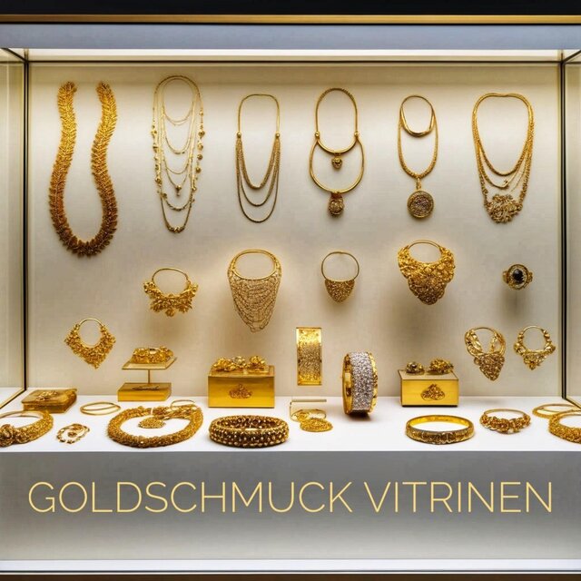 Goldschmuck Vitrinen