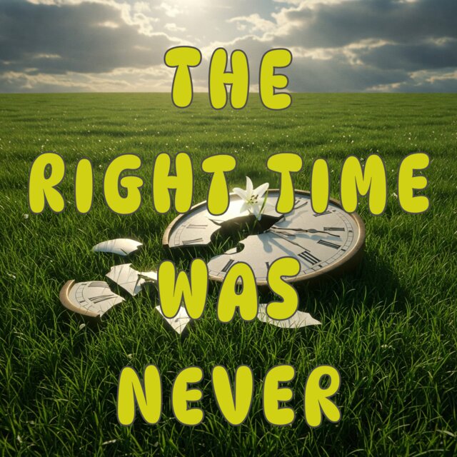 the RIGHT time was never