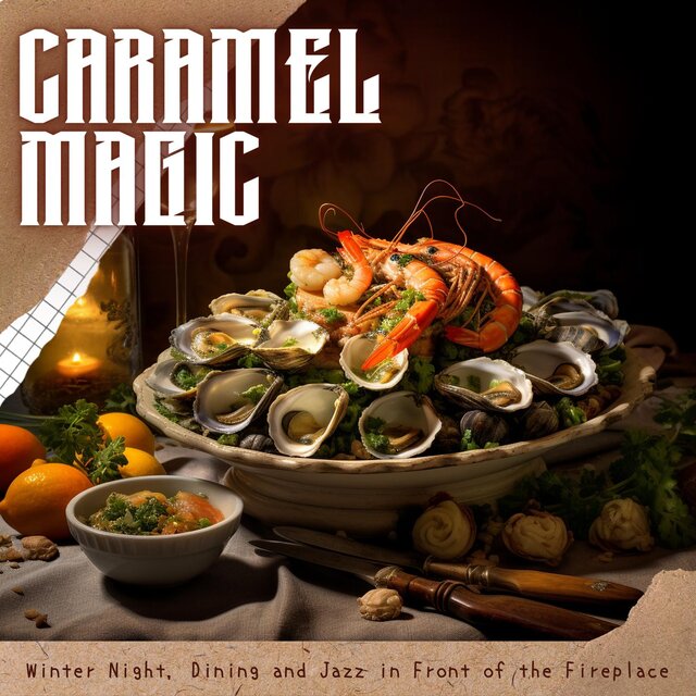 Winter Night, Dining and Jazz in Front of the Fireplace