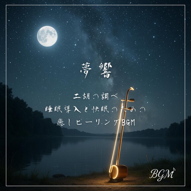 【夢響（Mukyo）】二胡の調べ — 睡眠導入と快眠のための癒しヒーリングBGM