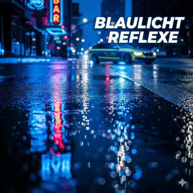 Blaulicht Reflexe
