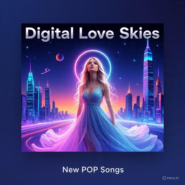 Digital Love Skies | New Best Synth POP Music #New #Trending #Best