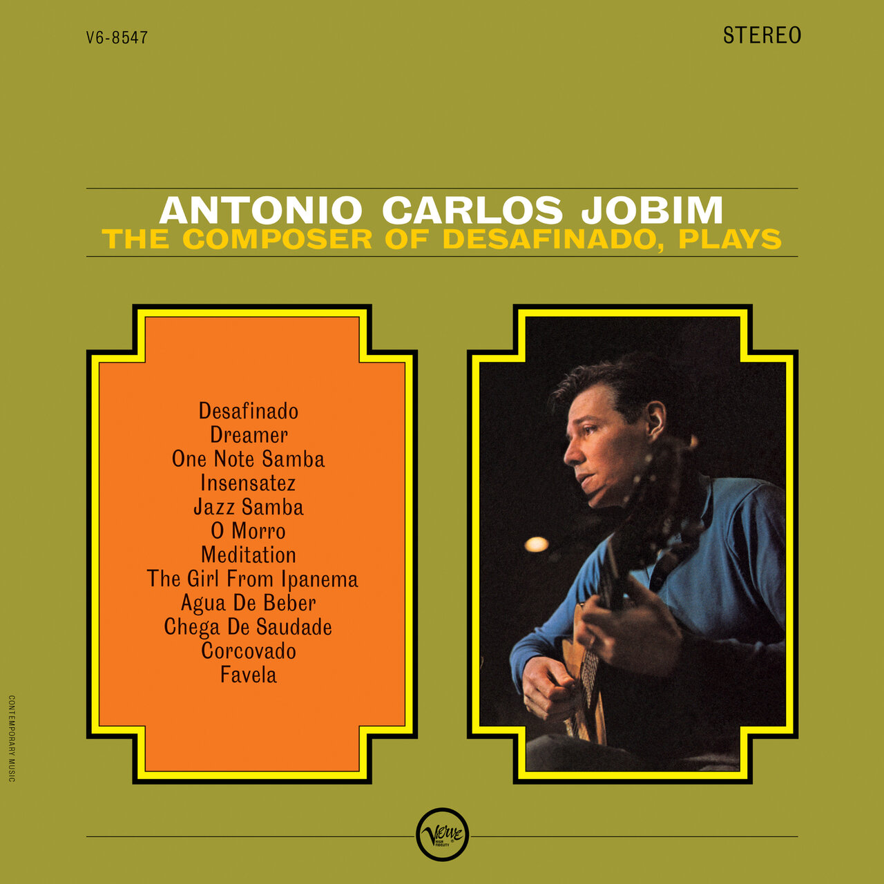 Cover of The Composer of Desafinado, Plays — Tom Jobim