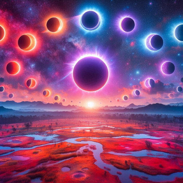Hues of the Eclipses