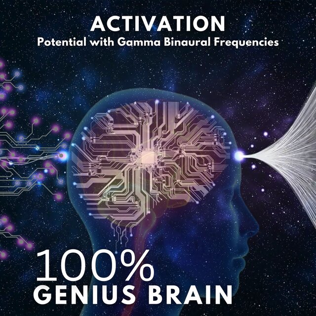 Genius Brain Activation (100% Potential with Gamma Binaural Frequencies)