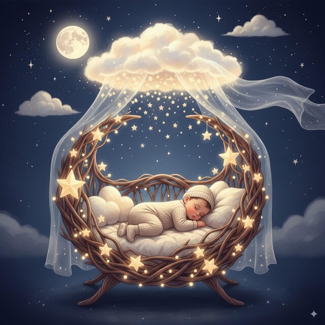 Lullaby for Baby Sleepy Cloud sleep  under 3 minutes