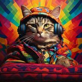 Serene Night Beats for Cats