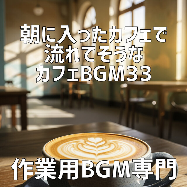 朝に入ったカフェで流れてそうなカフェBgm 33