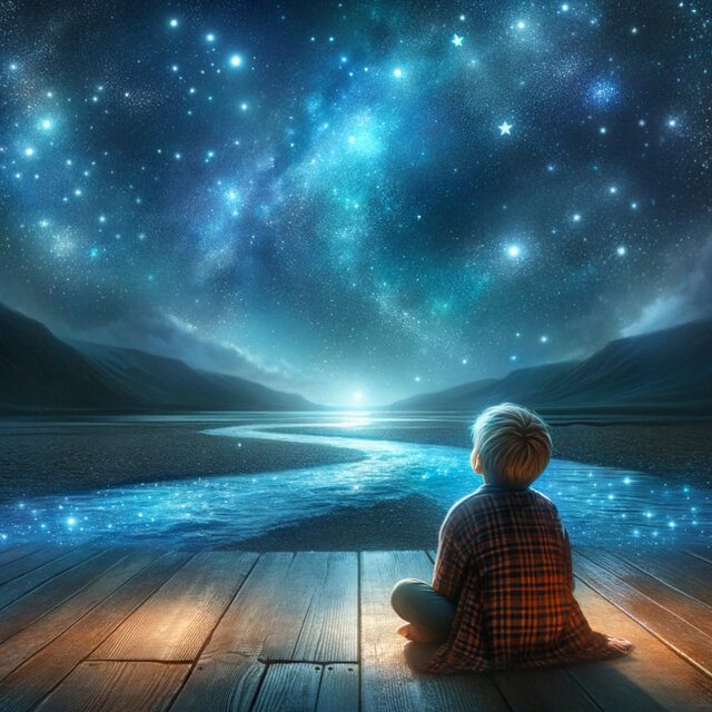 谁在星空下