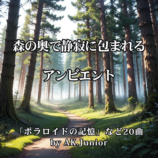 森の奥で静寂に包まれるアンビエント