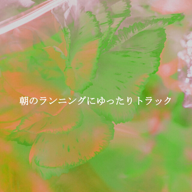 朝のランニングにゆったりトラック