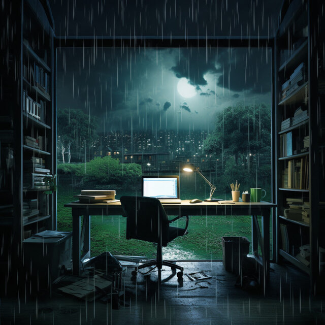 Soothing Study Rhythms: Raindrop Melodies