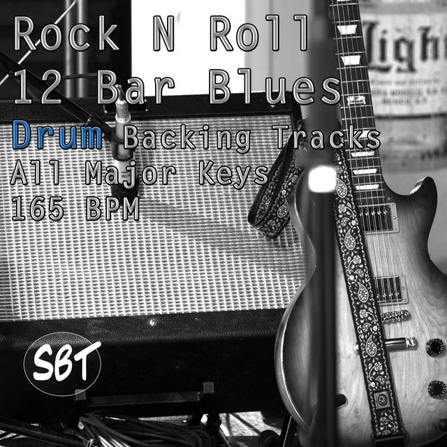 Rock 'N' Roll 12 Bar Blues Drum Backing Tracks, All Major Keys, 165 BPM ...