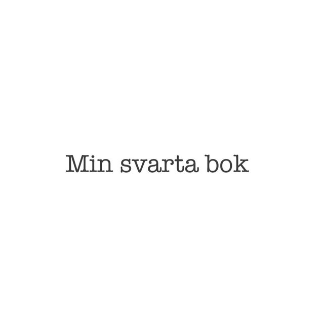Min svarta bok